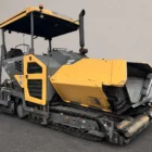 Used Volvo ABG P 7820 C tracked asphalt paver front and hopper view