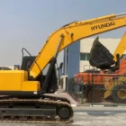 Hyundai R210LC-7 crawler excavator 2017 with 8,700 working hours and 21,000 kg operating weight