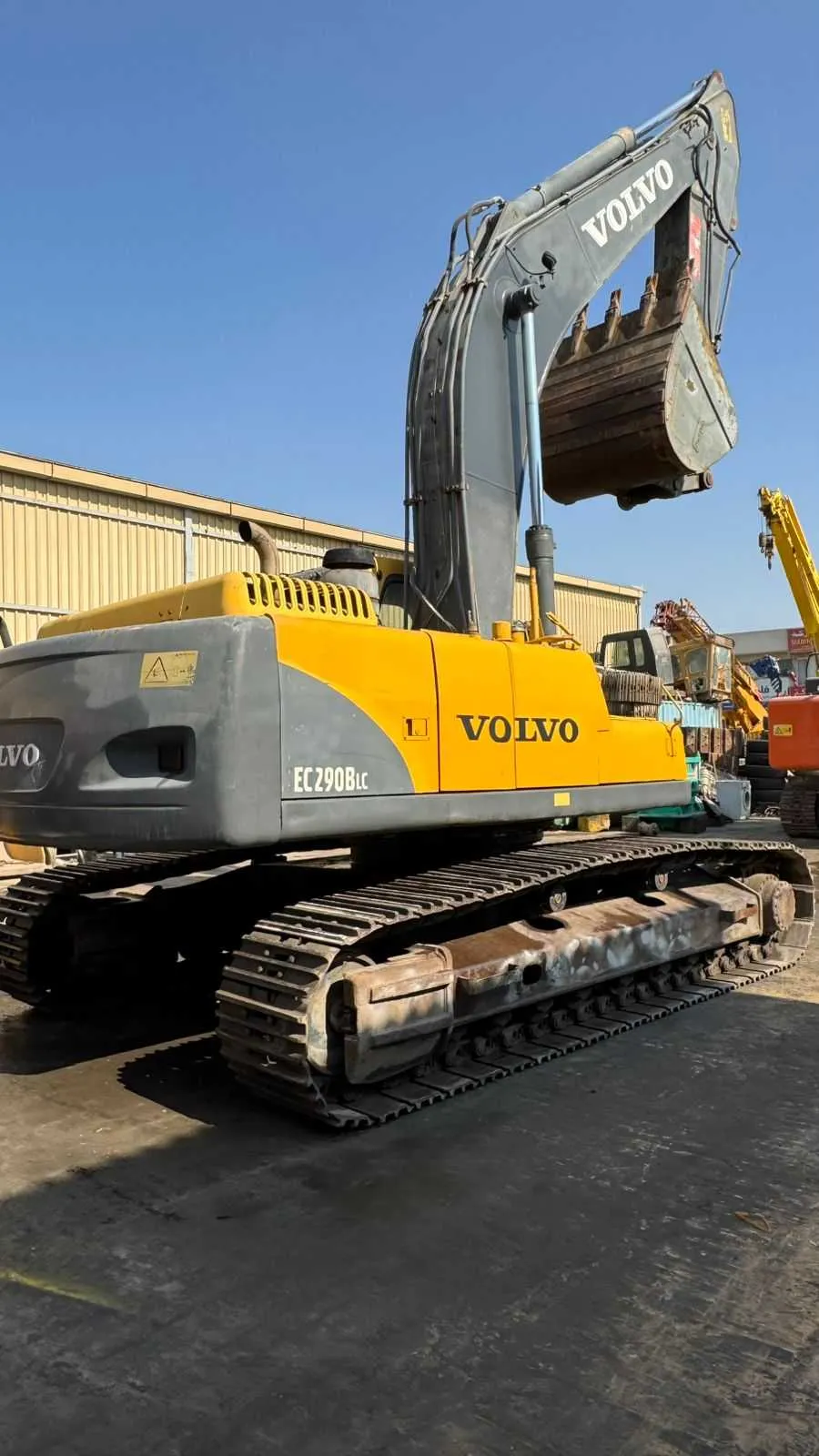 Volvo EC290BLC Excavator 2008 Ref H-2047 Volvo EC290BLC excavator 2008 ref H-2047 with 6500 working hours and 28813 kg operating weight