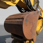 Caterpillar 320 EL with heavy duty bucket and Verachtert CW40 quick coupler