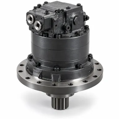 nachi pcr hydraulic — Original generic hydraulic swing motor visualization, no manufacturer branding