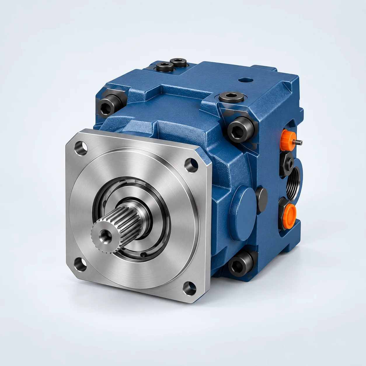 liebherr dmva — Original INTEREQ-designed variable axial piston motor, more front-facing view